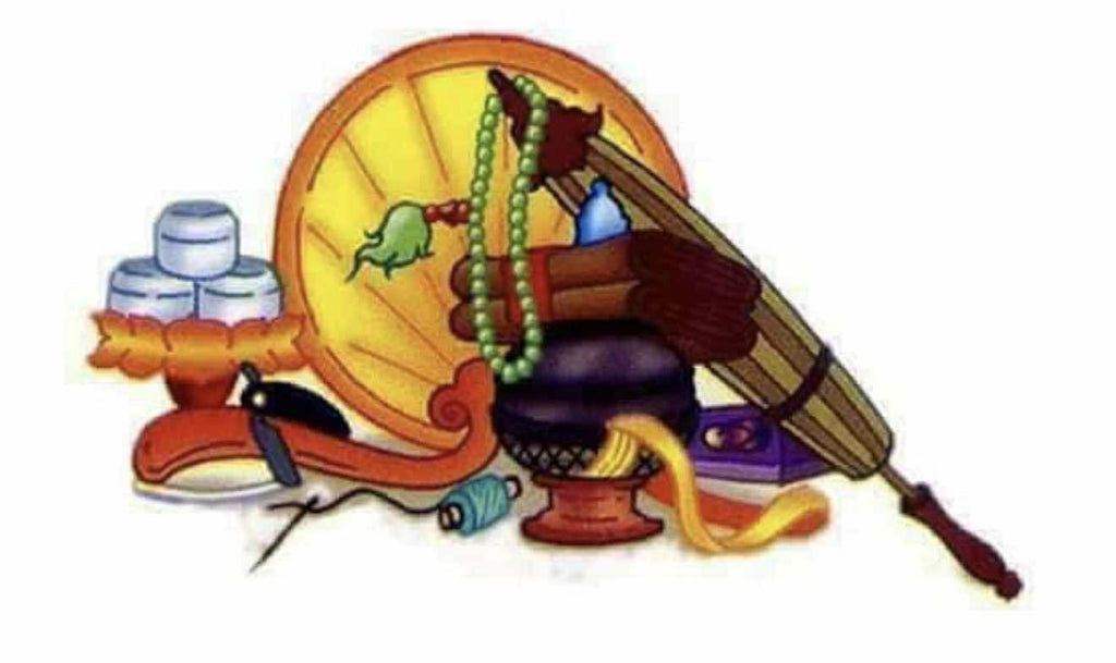 နိဗ္ဗာန်ကုန်၊ သင်္ကန်း ပရိက္ခရာ